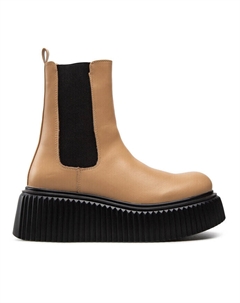 Ботильоны на танкетке, коричневый Deezee