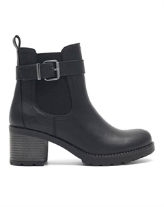 Ботильоны на блочном каблуке, черный Clara barson