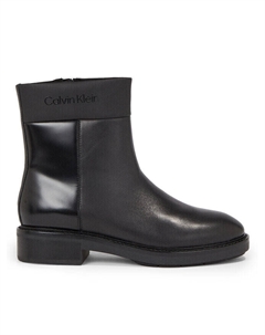 Ботинки на плоской подошве Rubber Sole Ankle Boot Lg Wl, черный Calvin klein