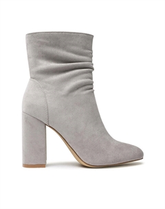 Ботильоны на блочном каблуке, серый Deezee