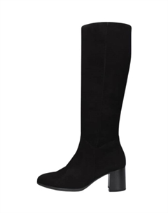 Замшевые сапоги до колена, черный Gabor