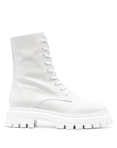 Ботинки на шнуровке, белый Stuart weitzman