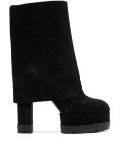 Сапоги на платформе, черный Casadei