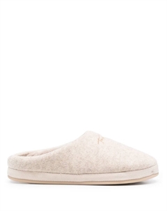 Слиперы с вышитым логотипом, нейтральный цвет Tommy hilfiger