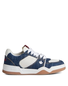 Кроссовки со вставками из денима, белый Dsquared2