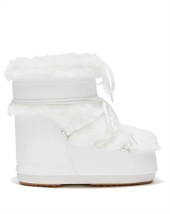 Дутые ботинки Icon с искусственным мехом, белый Moon boot