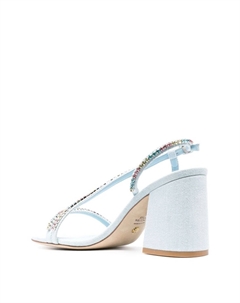 Босоножки с кристаллами, синий Stuart weitzman