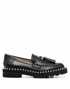 Лоферы Mila с декоративным жемчугом, черный Stuart weitzman