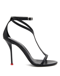 Босоножки Harness 90, черный Alexander mcqueen