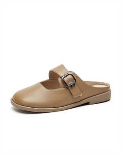 Мюли женские с закрытым носком женские, желтый Exull q