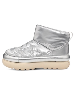 Классические макси мини-сапоги цвета металлик и серебра женские Ugg