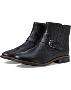 Женские ботинки Camzin Loop с пряжкой, черный Clarks