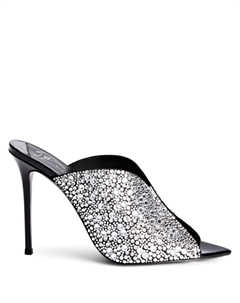 Мюли Intriigo Crystal, черный Giuseppe zanotti