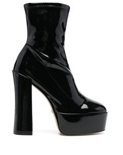 Ботильоны Skyhigh 145 на платформе, черный Stuart weitzman