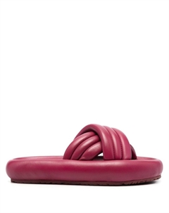 Шлепанцы на платформе, красный Isabel marant