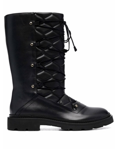 Сапоги со шнуровкой, черный Bally