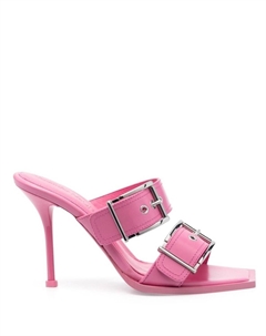 Босоножки с пряжками, розовый Alexander mcqueen