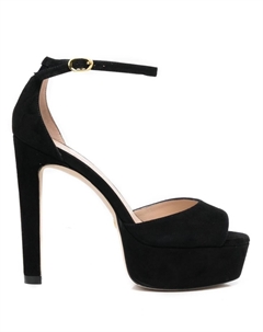 Босоножки на платформе, черный Stuart weitzman