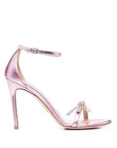 Босоножки с кристаллами, розовый Stuart weitzman