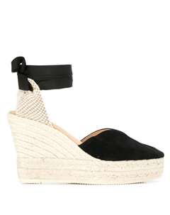 Manebi эспадрильи Hamptons на танкетке, черный
