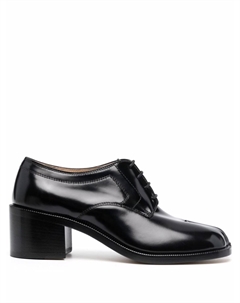 Туфли дерби Tabi 60 на шнуровке, черный Maison margiela