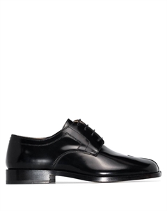 Туфли дерби Tabi на шнуровке, черный Maison margiela