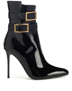 Лакированные ботильоны Pearlie 105, черный Giuseppe zanotti