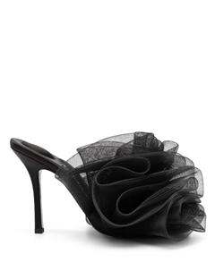 Мюли из тюля со сборками, черный Alexander wang