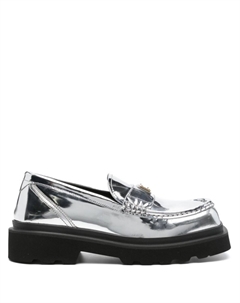 Броги с логотипом, серебристый Dolce&gabbana