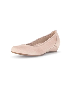 Замшевые балетки, розовый Gabor