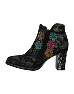 Кожаные ботильоны, цвет Blau/ Multi Laura vita®