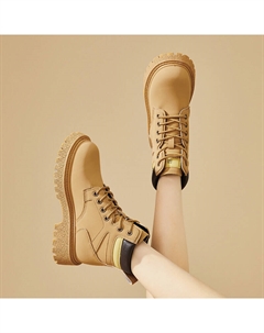 Ботинки Martin Boot женские, розовый Exull q