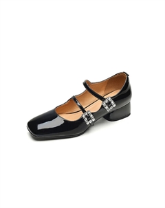 Туфли Мэри Джейн женские, черный Quicheshoes