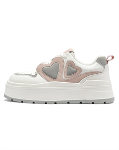 Кроссовки Skateboarding Shoes Women's Low-top White/powder, розовый C°banner