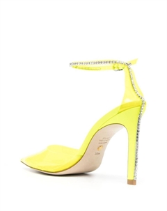 Туфли на шпильке с кристаллами, желтый Stuart weitzman