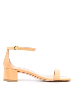 Лакированные босоножки Nudist Curve, оранжевый Stuart weitzman