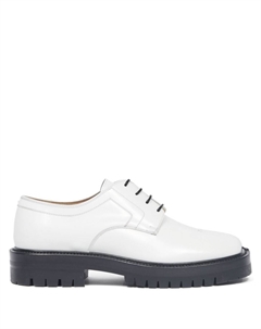 Туфли дерби Tabi на шнуровке, белый Maison margiela