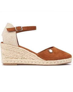 Туфли с перекрестными ремешками, коричневый Refresh