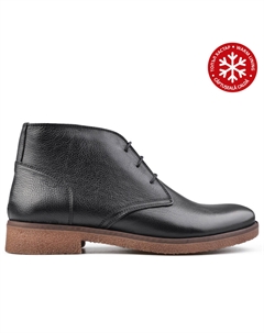 Мужские повседневные ботинки черные на теплой подкладке Tendenz