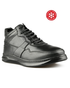 Мужские повседневные ботинки черные на теплой подкладке Tendenz