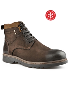 Мужские повседневные коричневые ботинки на теплой подкладке Tendenz