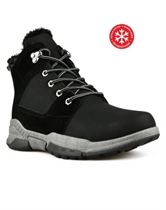 Мужские повседневные ботинки черные на теплой подкладке Tendenz