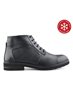 Мужские повседневные ботинки черные на теплой подкладке Tendenz