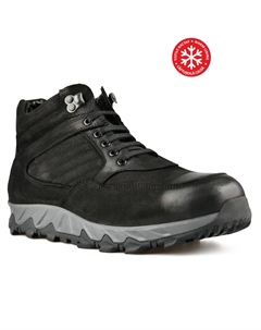 Мужские повседневные ботинки черные на теплой подкладке Tendenz