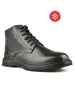 Мужские повседневные ботинки черные на теплой подкладке Tendenz