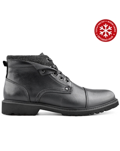 Мужские повседневные ботинки черные на теплой подкладке Tendenz