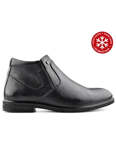 Мужские элегантные черные ботинки на теплой подкладке Tendenz