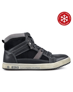 Мужские повседневные ботинки черные на теплой подкладке Tendenz