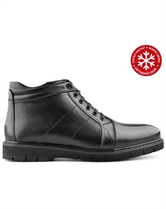 Мужские повседневные ботинки черные на теплой подкладке Tendenz