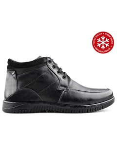 Мужские повседневные ботинки черные на теплой подкладке Tendenz
